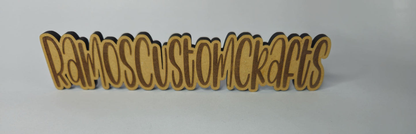 1/4” MDF Laser Cut Watermark – Custom Branding & Image Protection