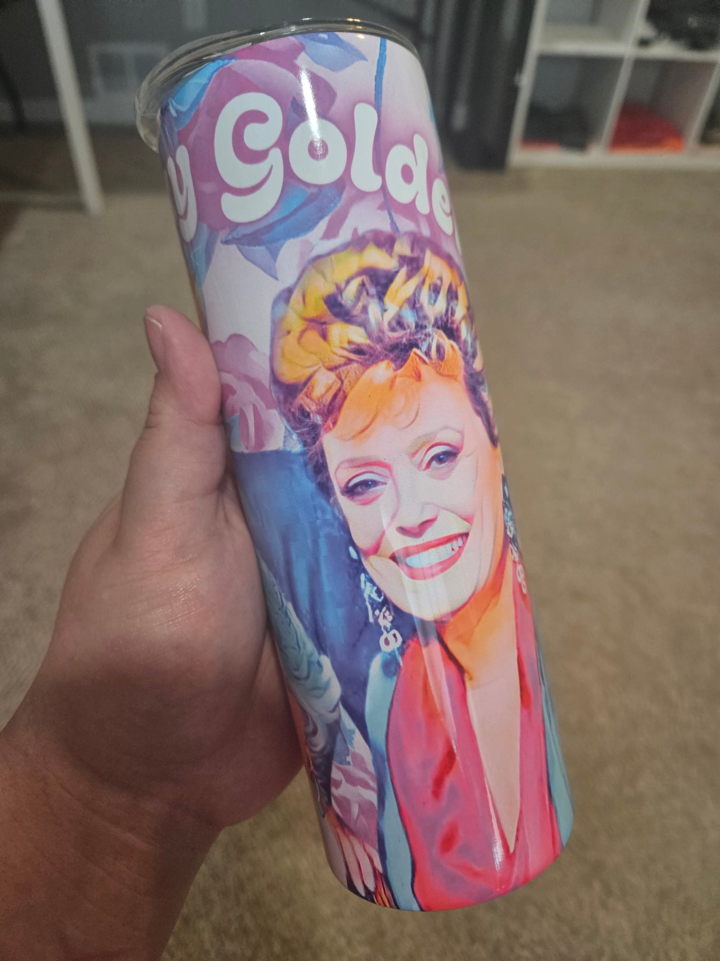 Stay Golden, Golden Girls, Vibrant Colored 20oz Tumbler W/Matching Neoprene Car Coasters
