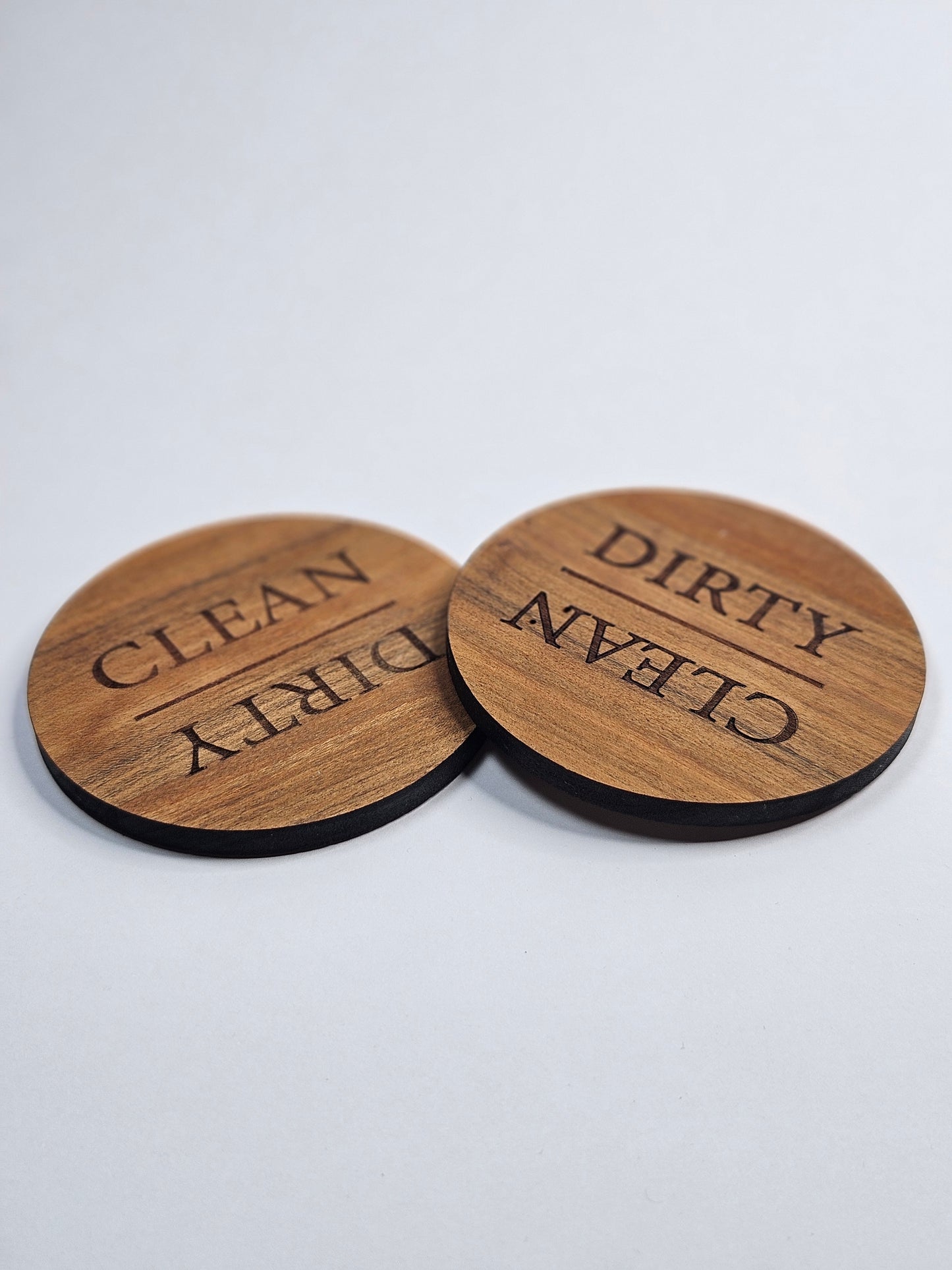 Dishwasher Dirty/ Clean Magnet Hardwood