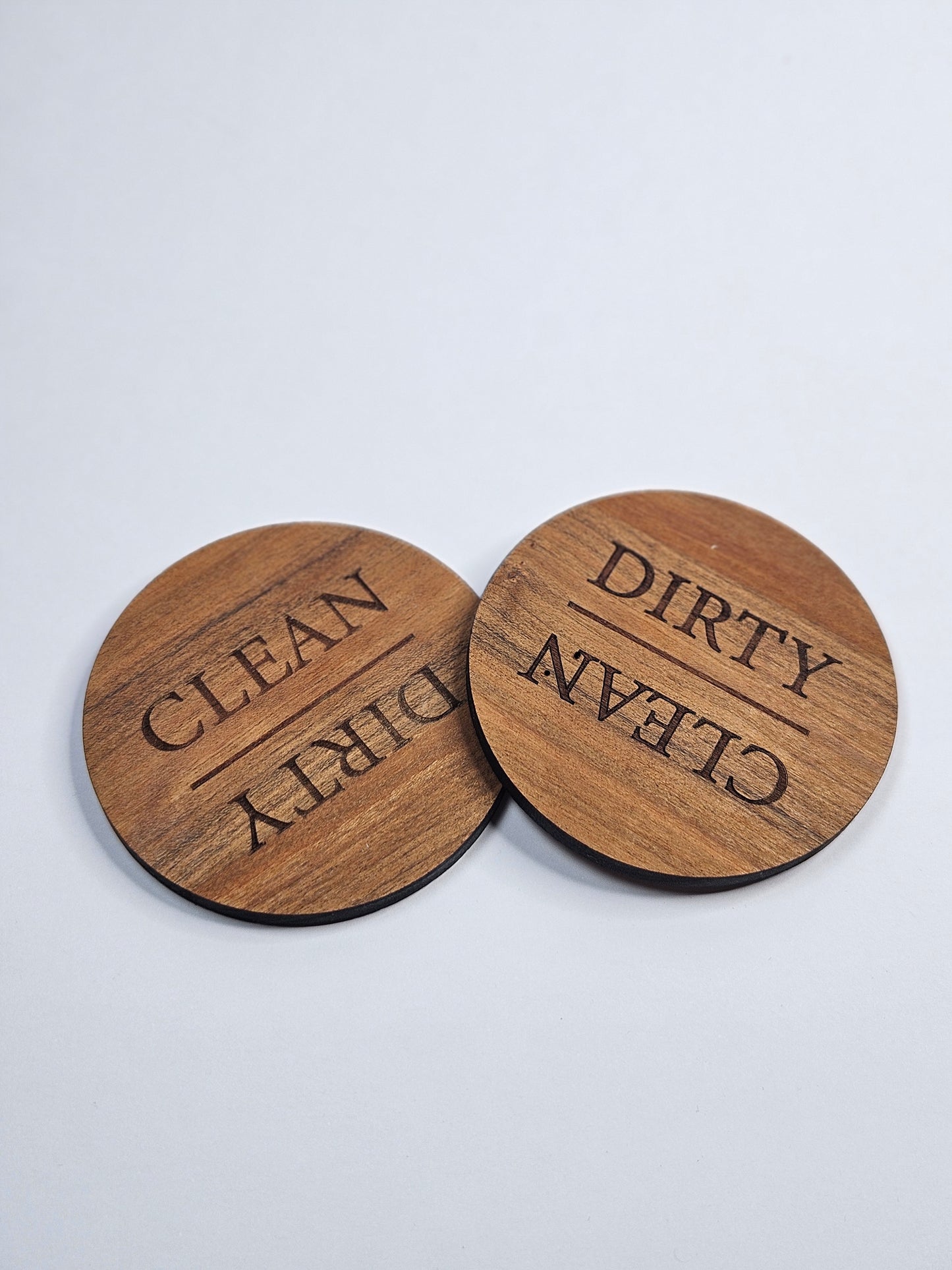 Dishwasher Dirty/ Clean Magnet Hardwood