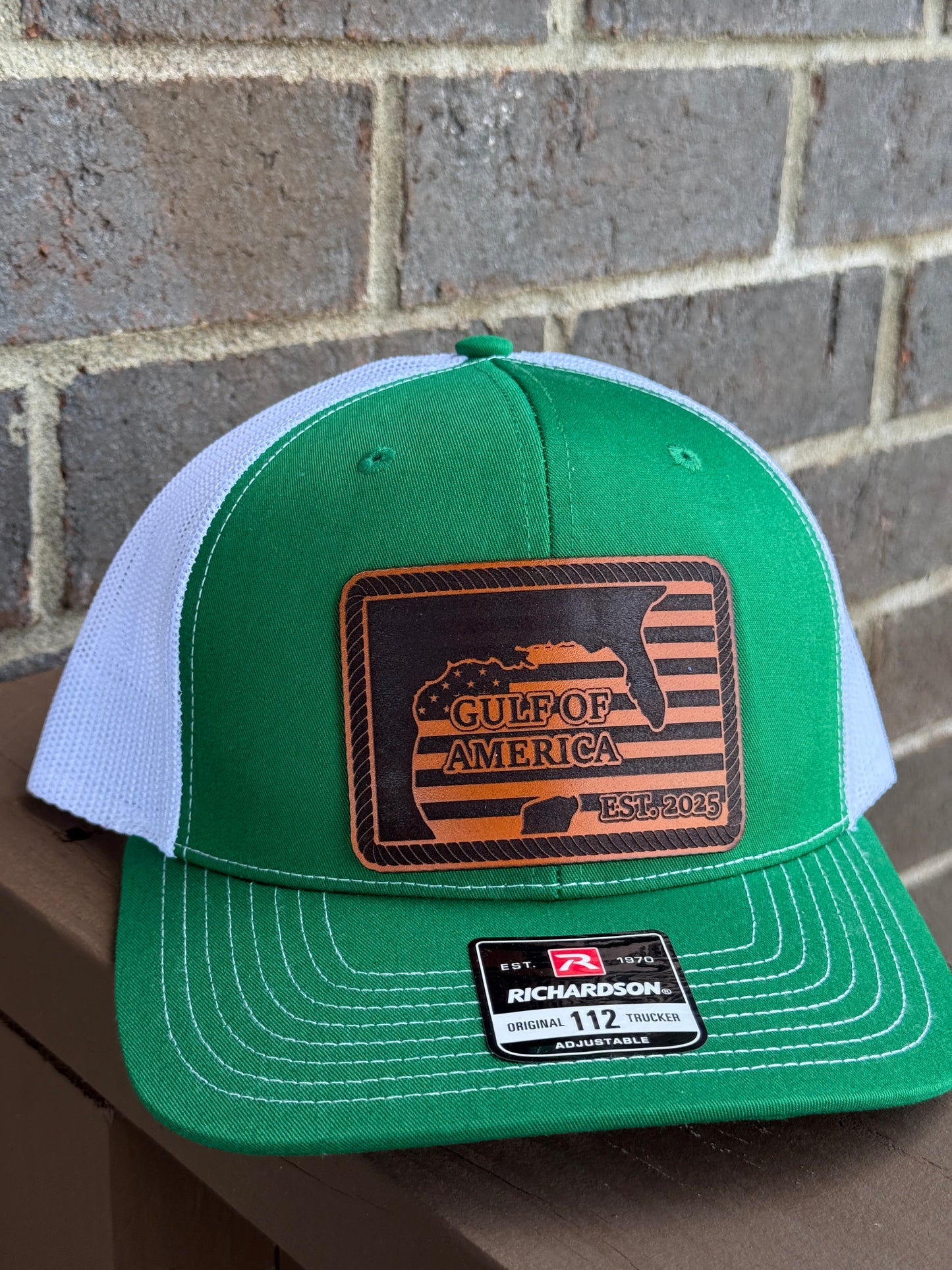Gulf of America Leather Patch Hat