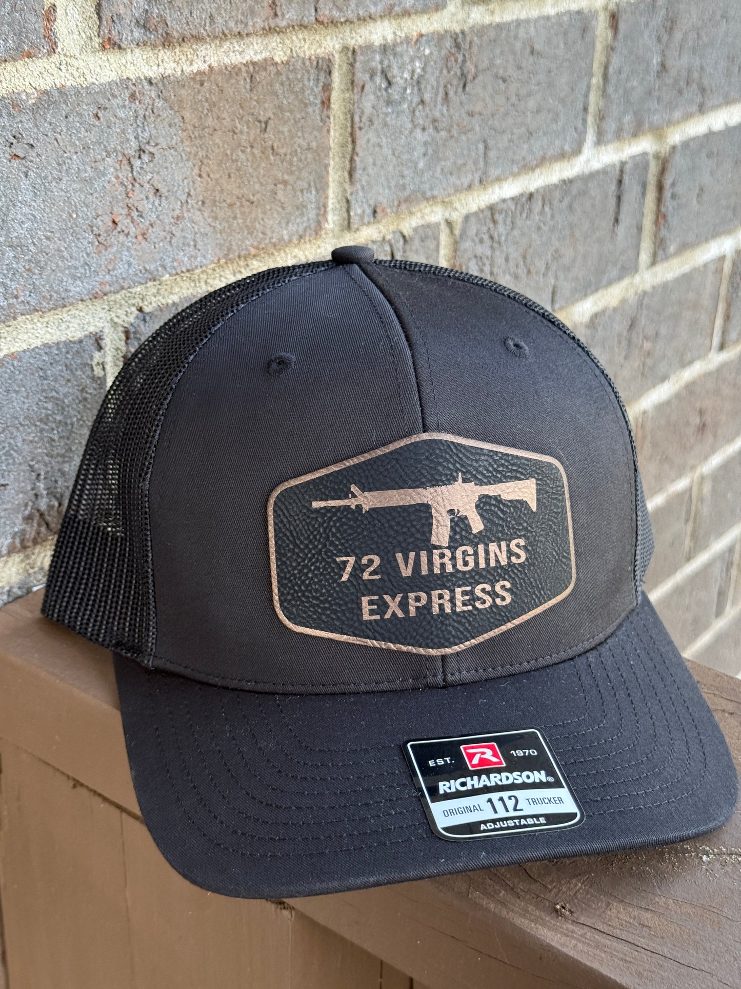 72 Virgins Express Hat – Richardson 112 Trucker with Patch