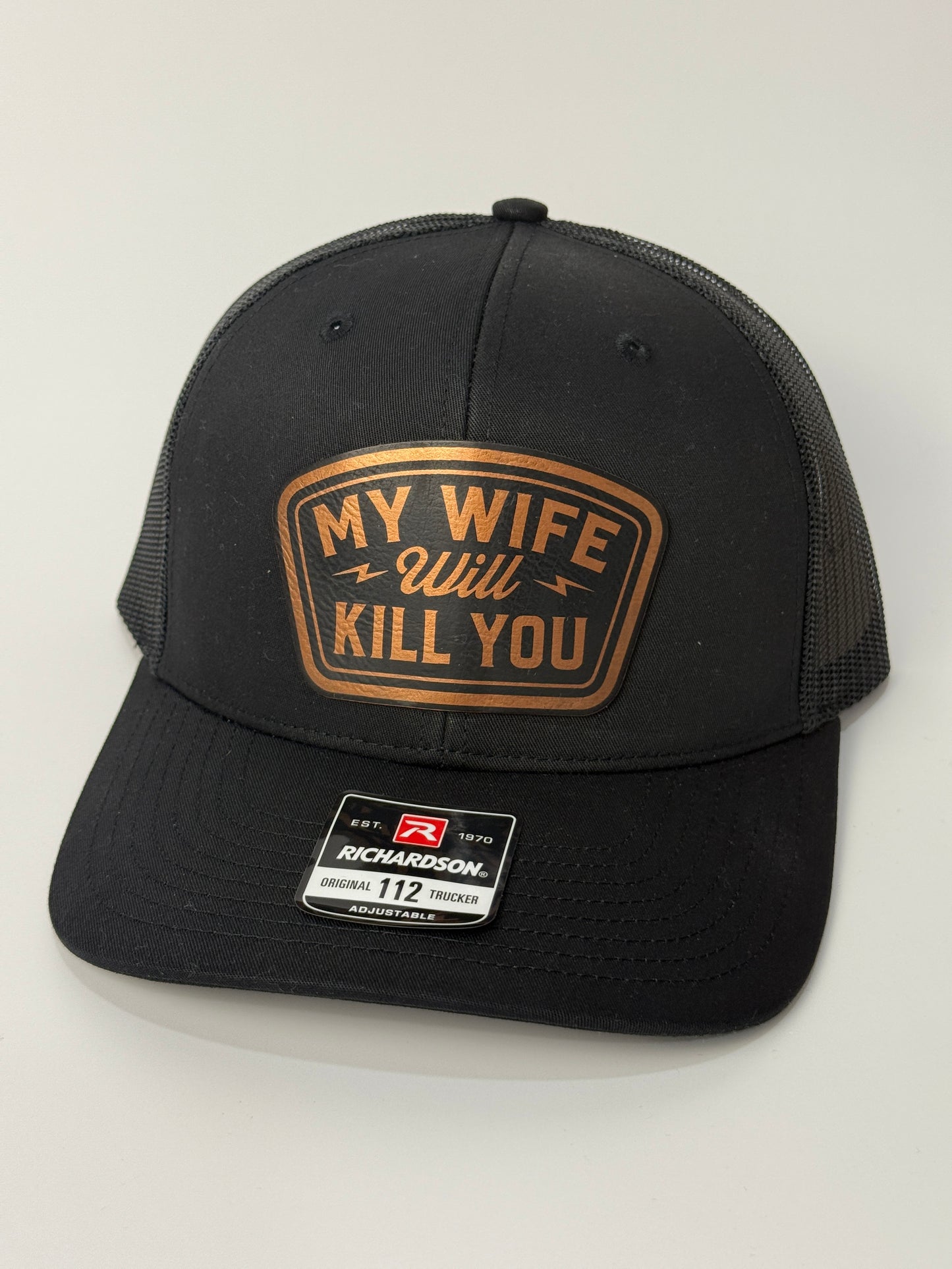 Funny Trucker Hat My Wife Will Kill You Hat