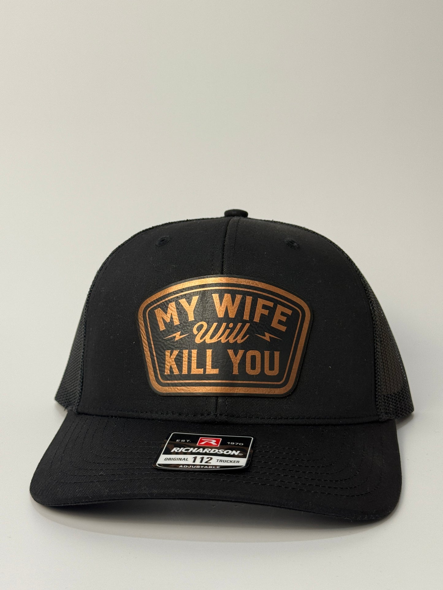 Funny Trucker Hat My Wife Will Kill You Hat