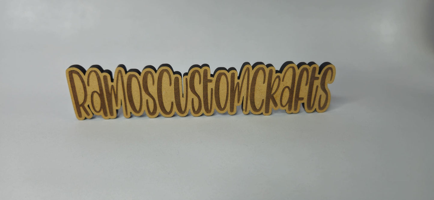 1/4” MDF Laser Cut Watermark – Custom Branding & Image Protection