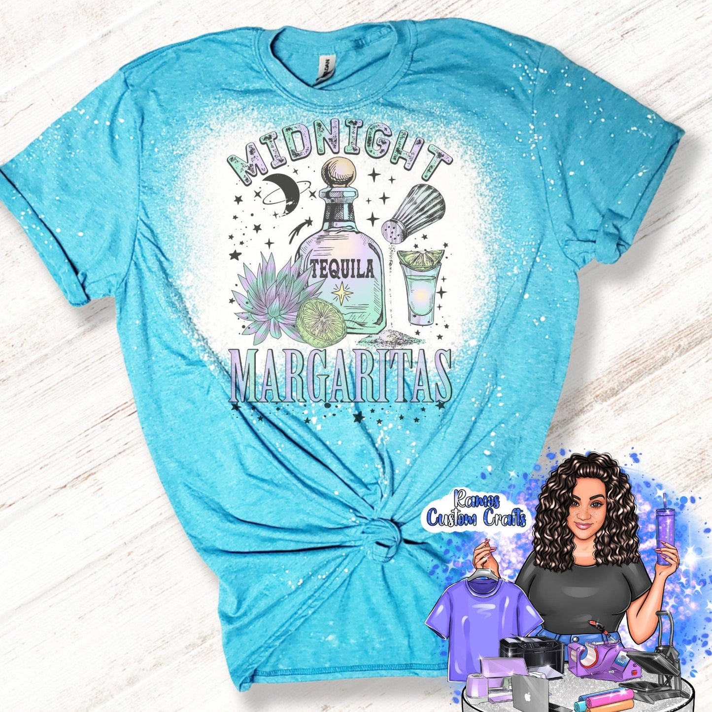 Witchy Halloween,Midnight Margaritas Bleached Shirt, Halloween Witches Movie Shirt, Practical Magic Shirt