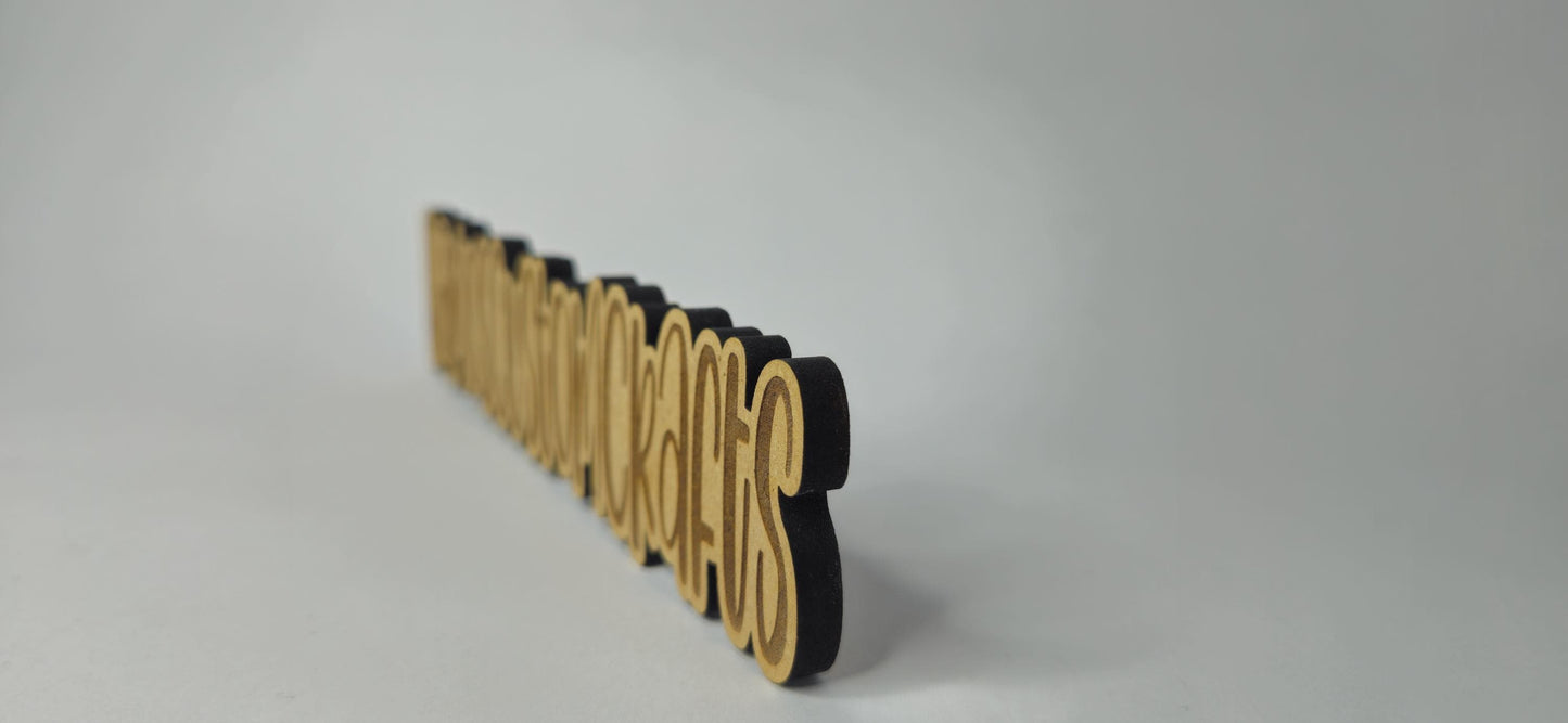 1/4” MDF Laser Cut Watermark – Custom Branding & Image Protection
