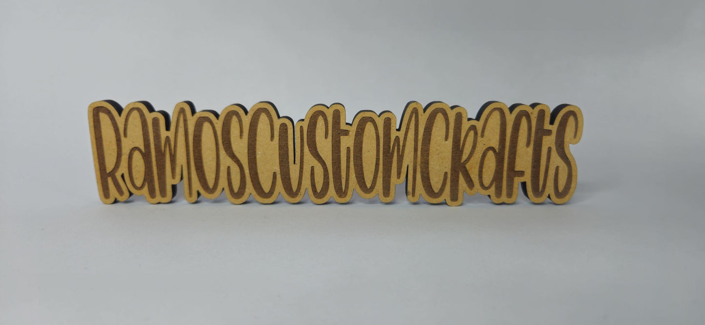 1/4” MDF Laser Cut Watermark – Custom Branding & Image Protection