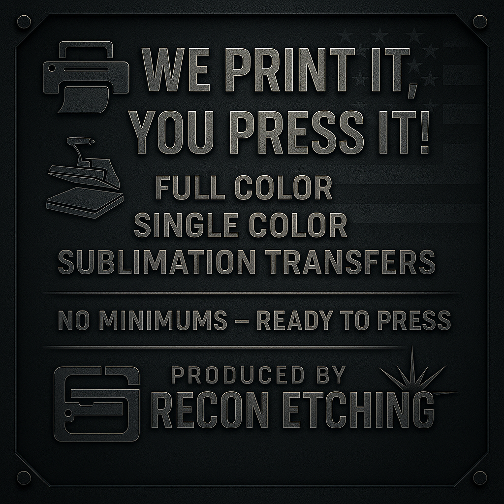 Ready-to-Press Sublimation Print