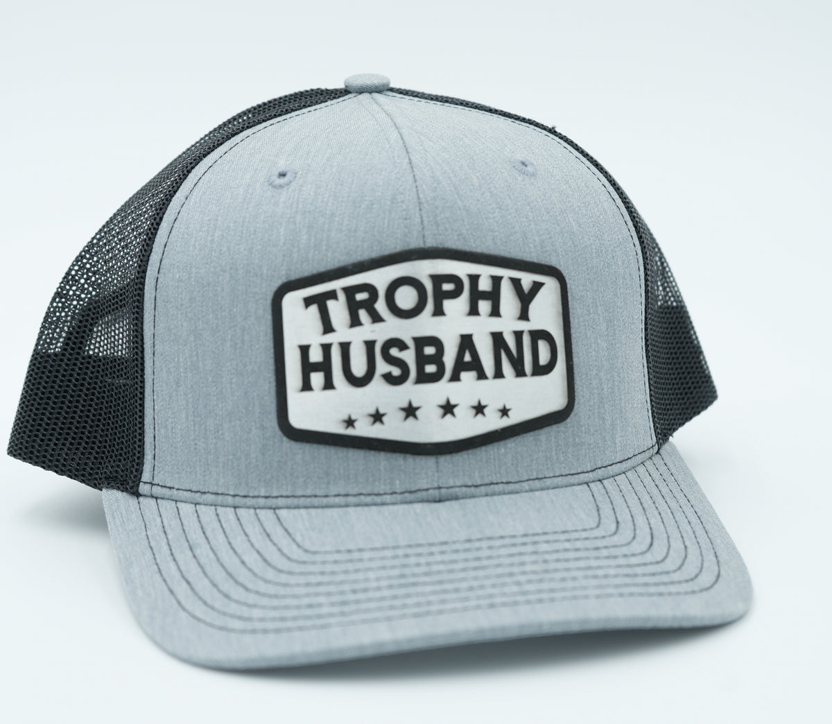 Trophy Husband Leather Patch Hat