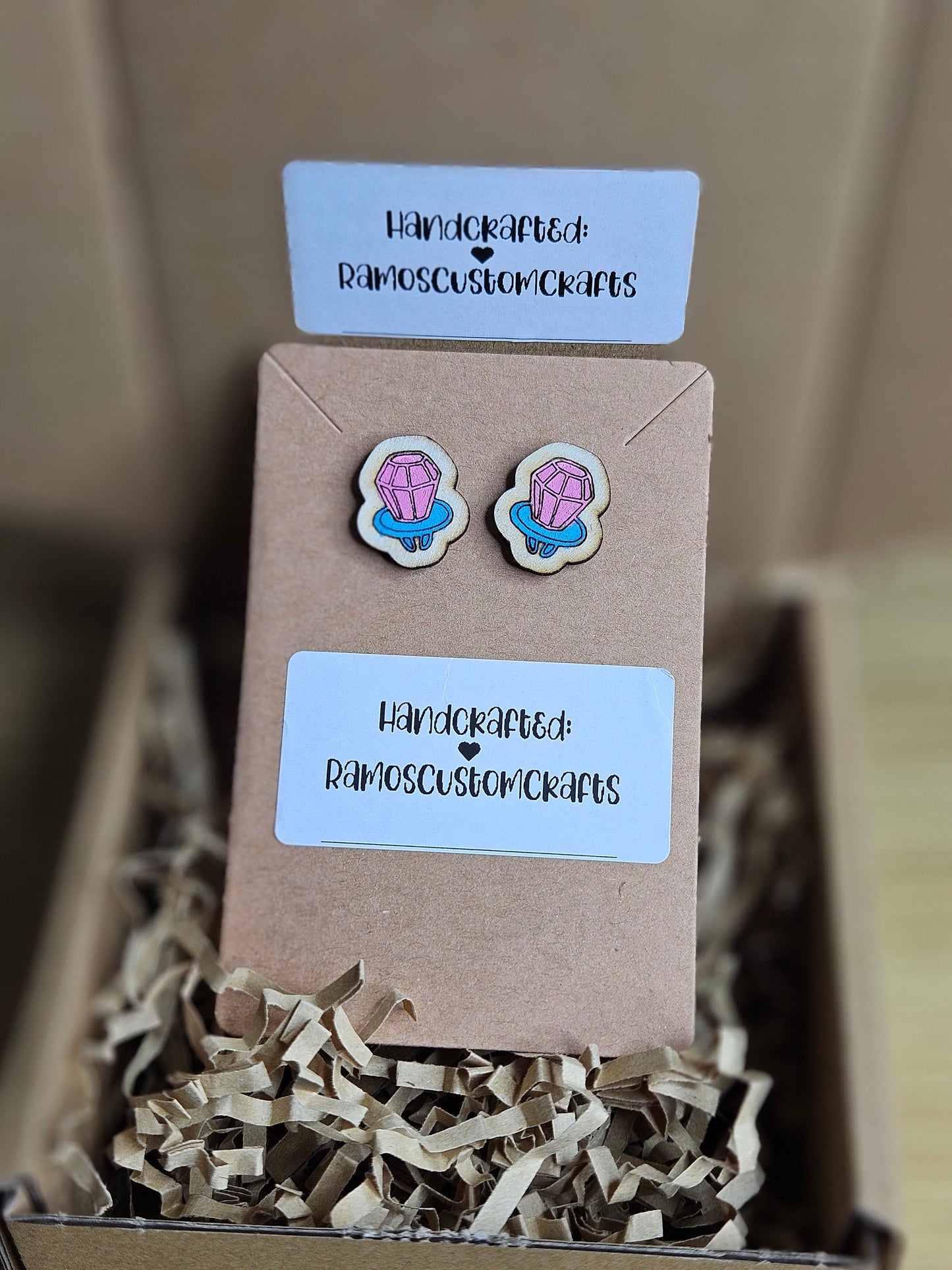 Mega Nostalgic 90s Things Stud Hand-Painted, Handmade Earrings, Lightweight Wood Nostalgic 80s 90s 00s Babies Stud Earrings