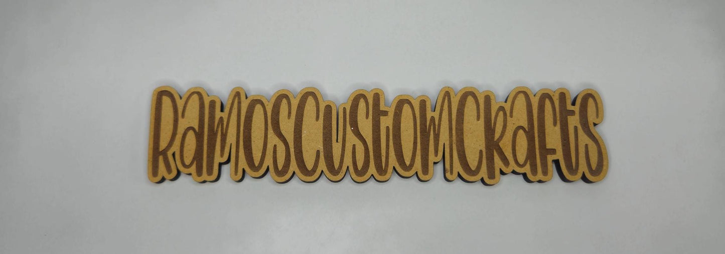 1/4” MDF Laser Cut Watermark – Custom Branding & Image Protection