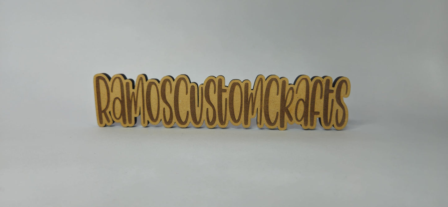 1/4” MDF Laser Cut Watermark – Custom Branding & Image Protection