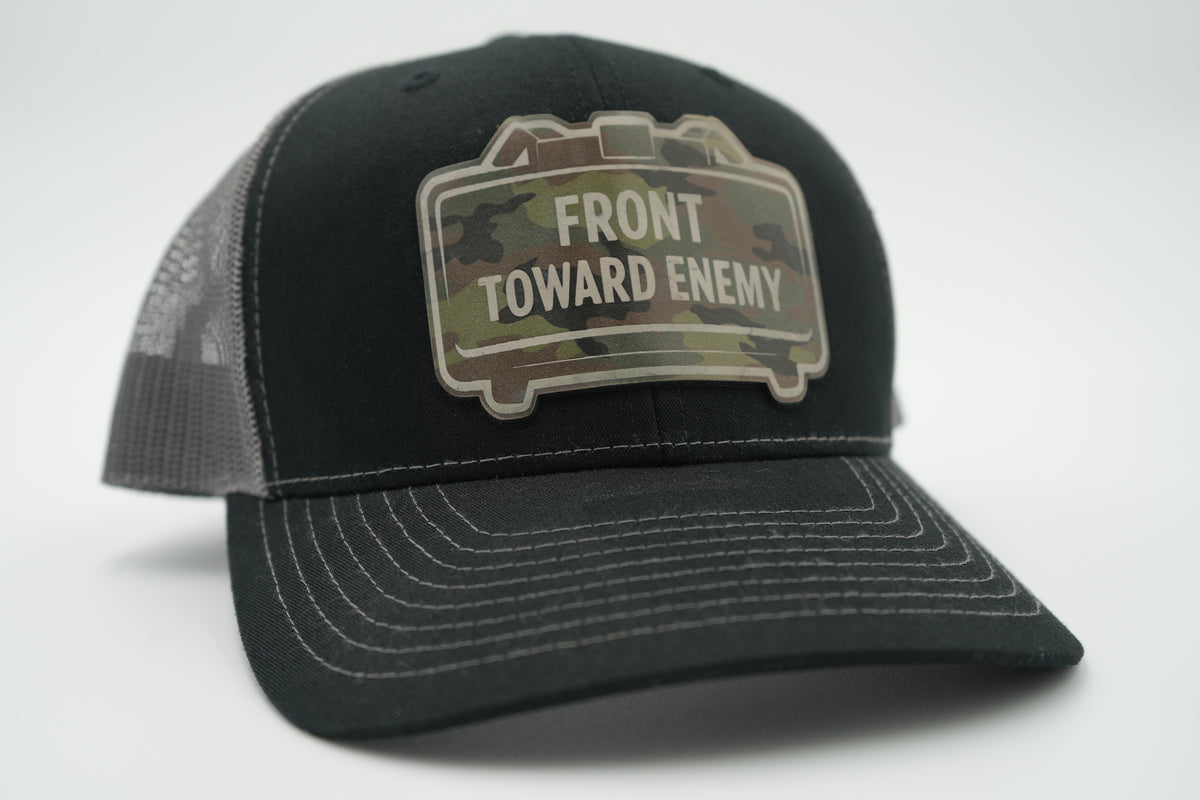 Front Toward Enemy Claymore Mine Military Trucker Hat
