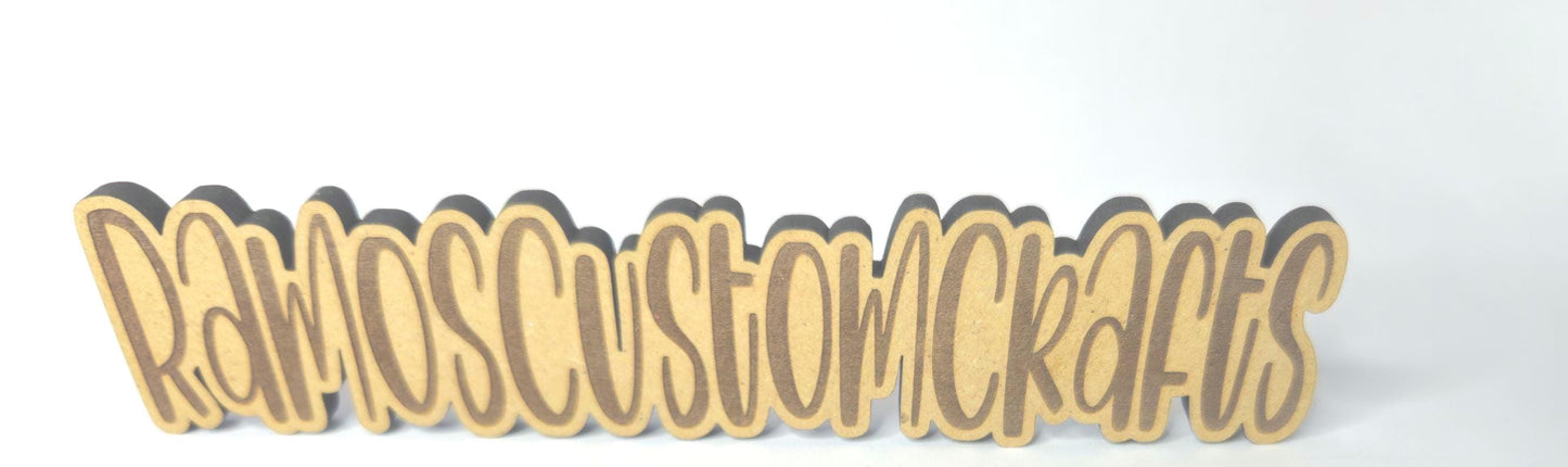 1/4” MDF Laser Cut Watermark – Custom Branding & Image Protection