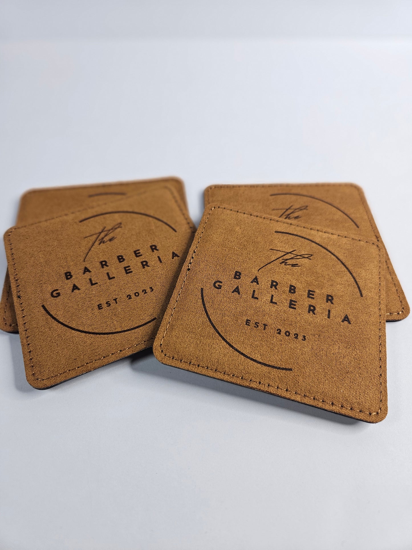 Custom Laser Engraved Coasters Personalized Drink Coasters for Home Bar Office