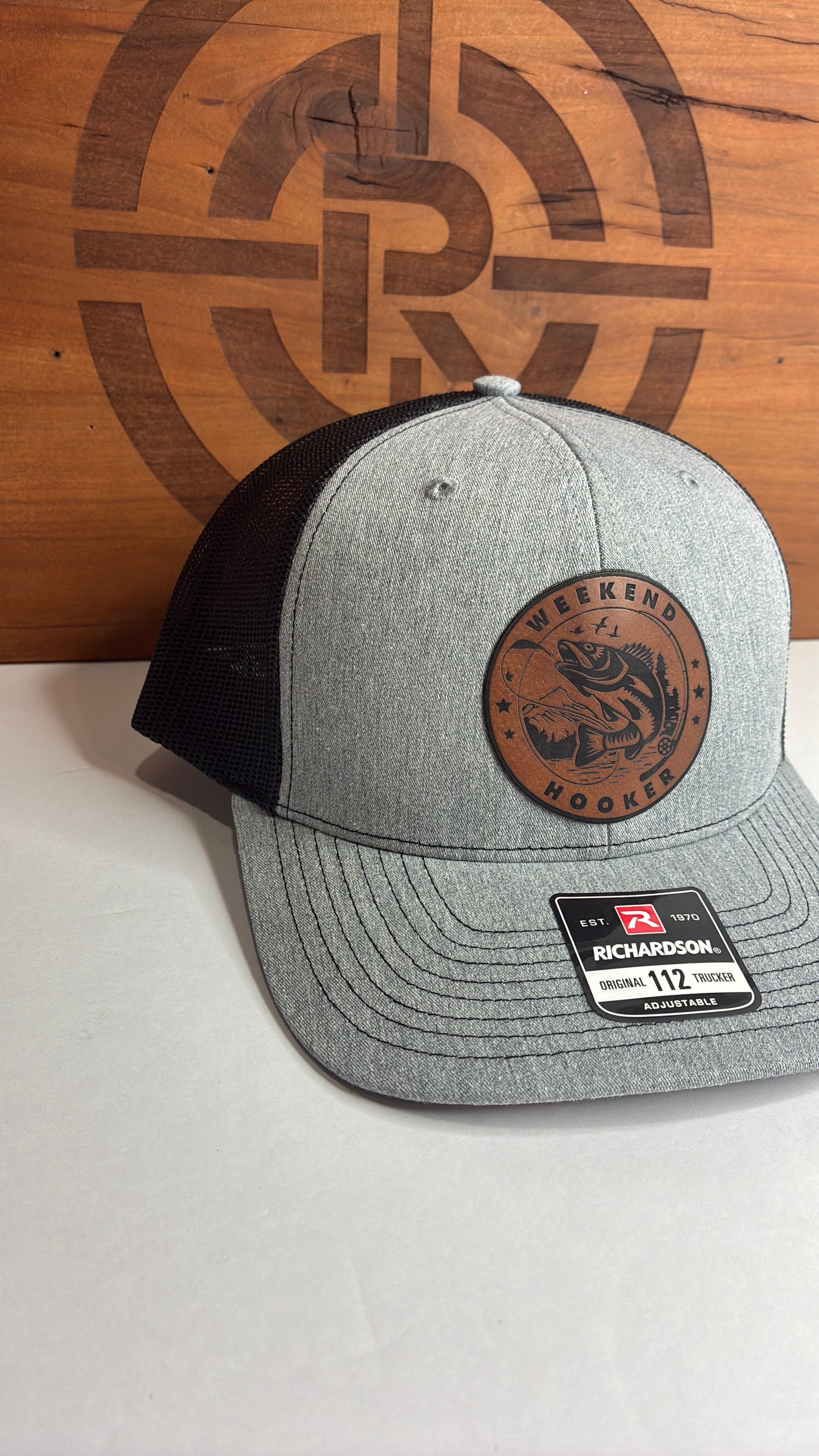 Weekend Hooker Funny Hat | Richardson 112 Trucker Hat | Humorous Fishing Cap