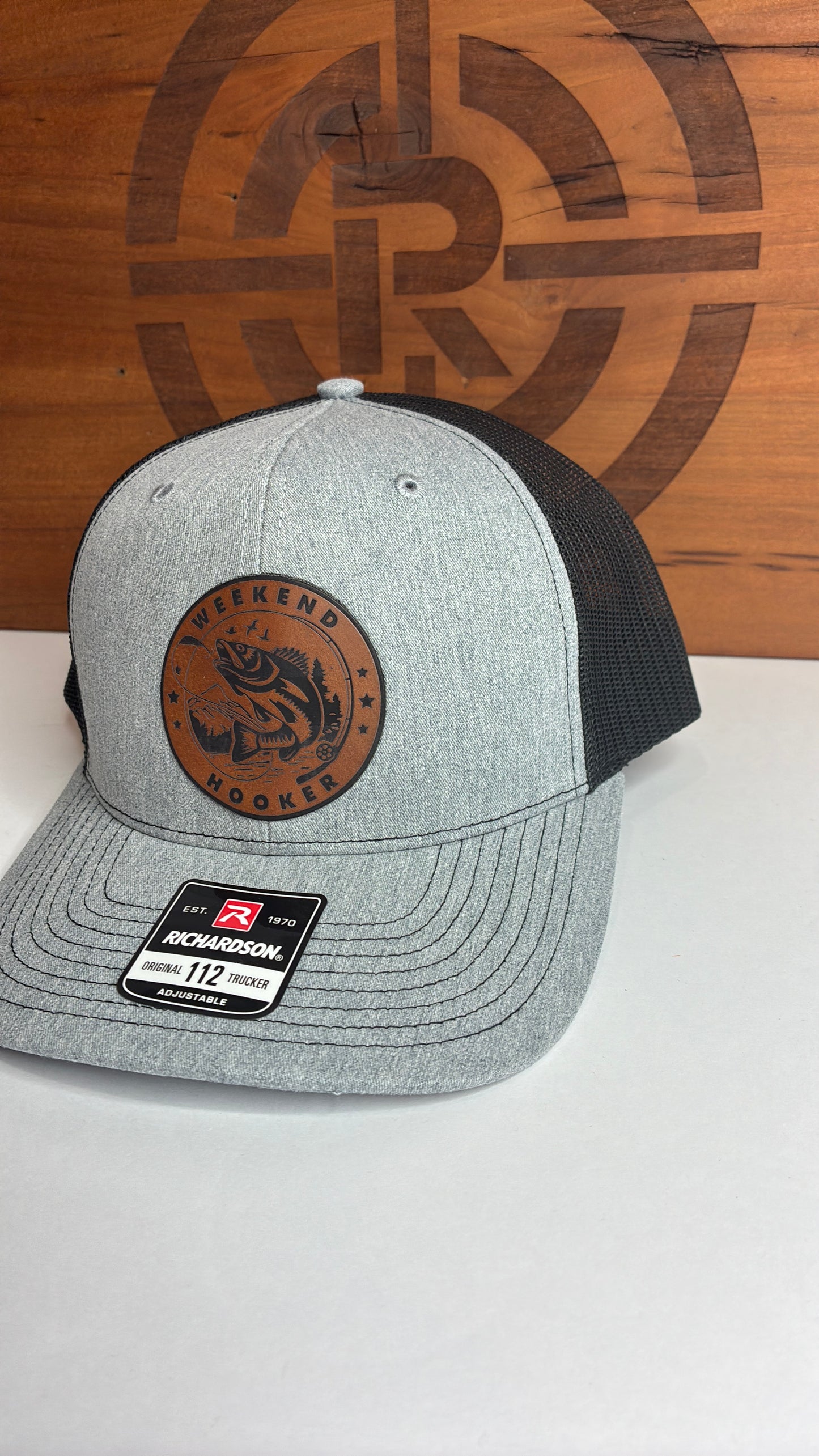 Weekend Hooker Funny Hat | Richardson 112 Trucker Hat | Humorous Fishing Cap