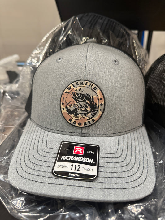 Weekend Hooker Funny Hat | Richardson 112 Trucker Hat | Humorous Fishing Cap