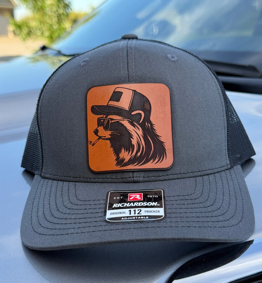 Raccoon Smoking Hat
