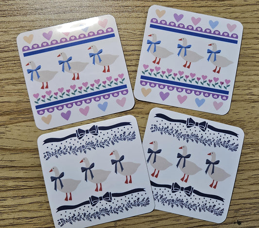 Vintage 80's Goose Vinyl Laminated Sticker, Vintage Goose, Goose Themed, Goose Sticker