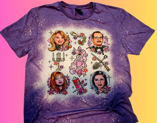 Spooky Shirt, Death Becomes Her 1992 Movie, 90s Movie Fan, Unisex Bleached Graphic Tee