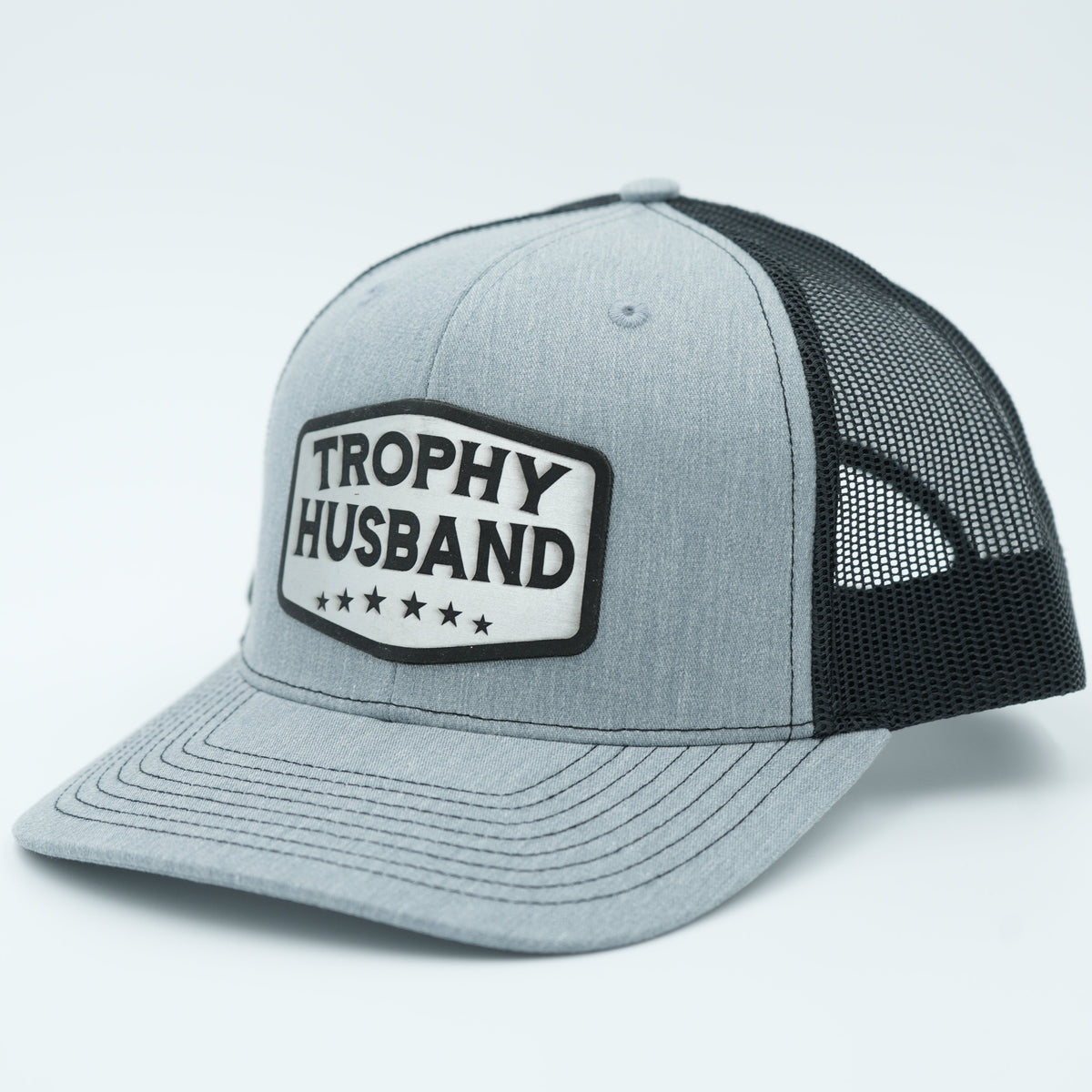 Trophy Husband Leather Patch Hat