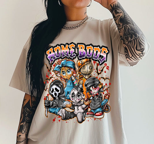 Home Boos Halloween Shirt – Funny Horror Halloween T-Shirt