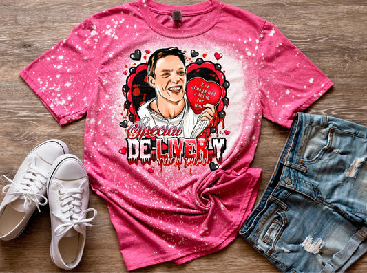 Horror Valentine, Stu Macher, Little Woozy Here, Billy Loomis, Scream Movie, Valentine, Unisex Bleached Shirt