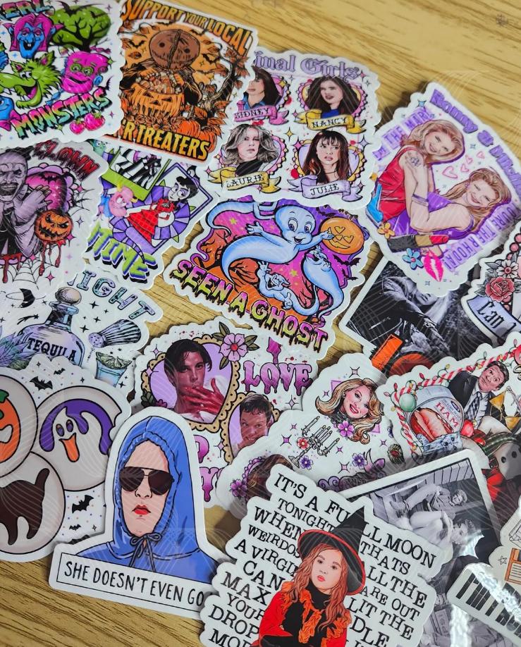 Splish, Splash, Your Opinion Is Trash Holographic, Laminated Sticker