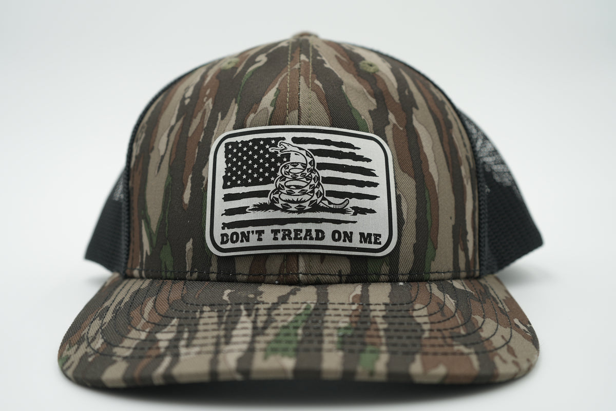 Don't Tread on Me American Flag Patch Hat