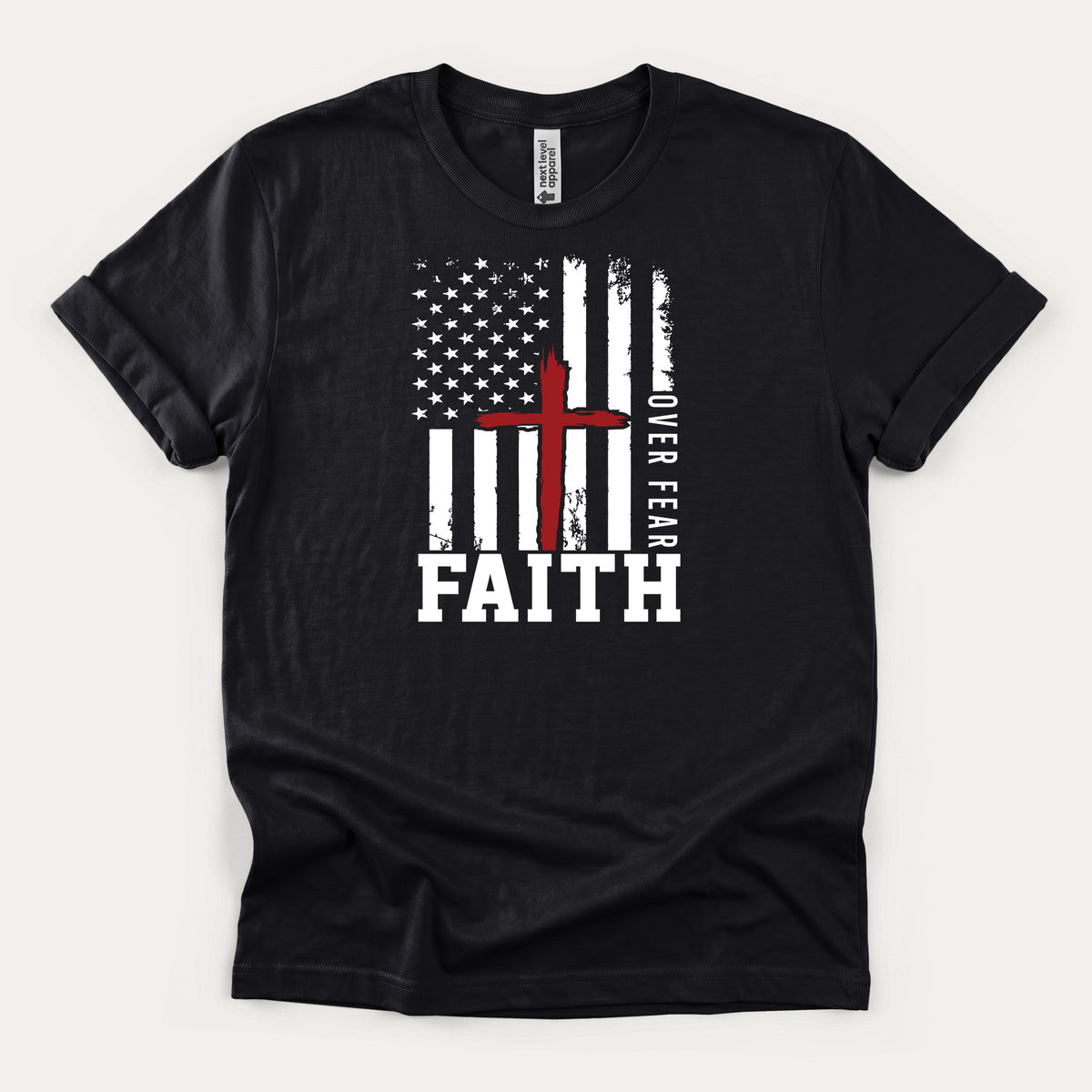 Faith Over Fear Shirt – Patriotic Christian T-Shirt