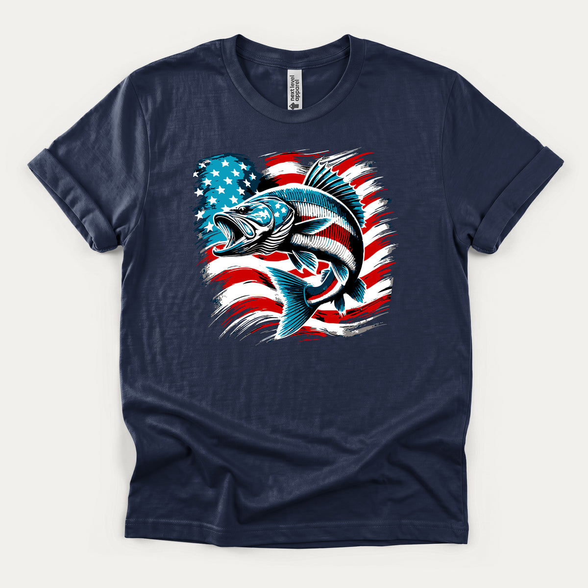 Patriotic Fishing Shirt – American Flag Fisherman Tee