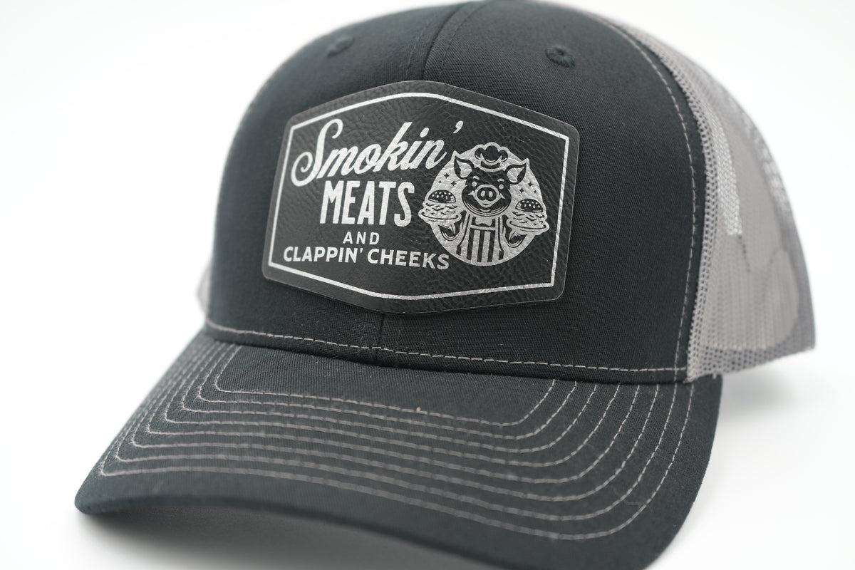 Smokin’ Meats and Clappin’ Cheeks BBQ Trucker Hat